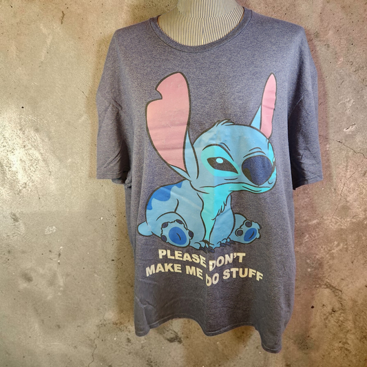 Navy Blue Stitch "Do Stuff" Tee