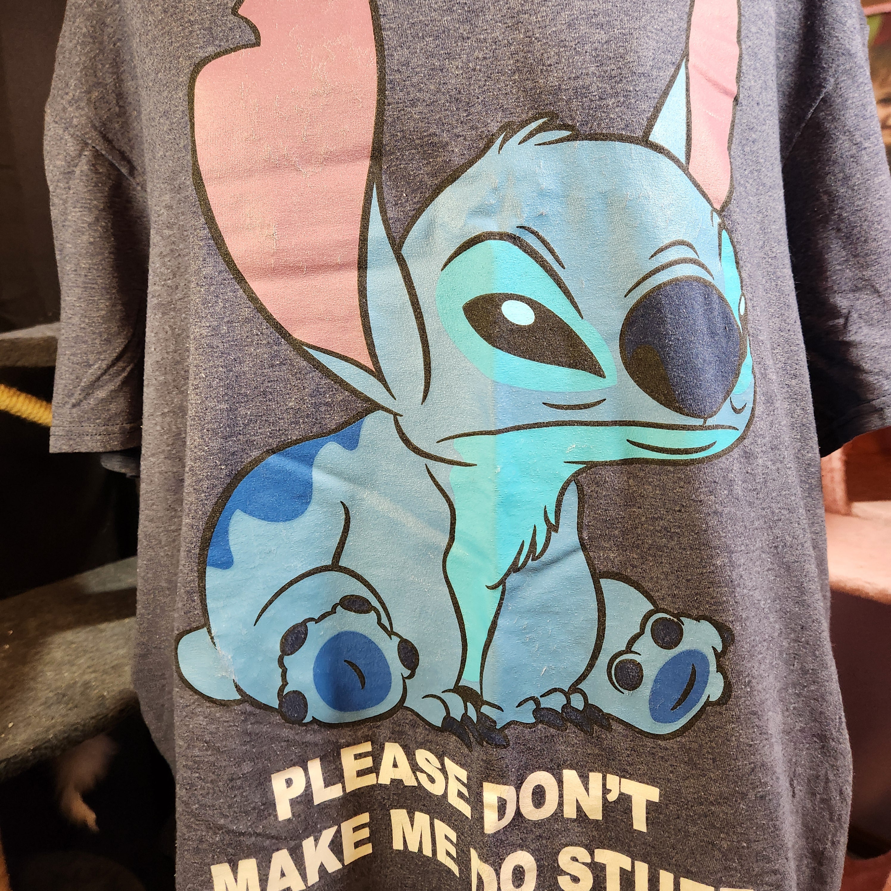 Navy Blue Stitch "Do Stuff" Tee