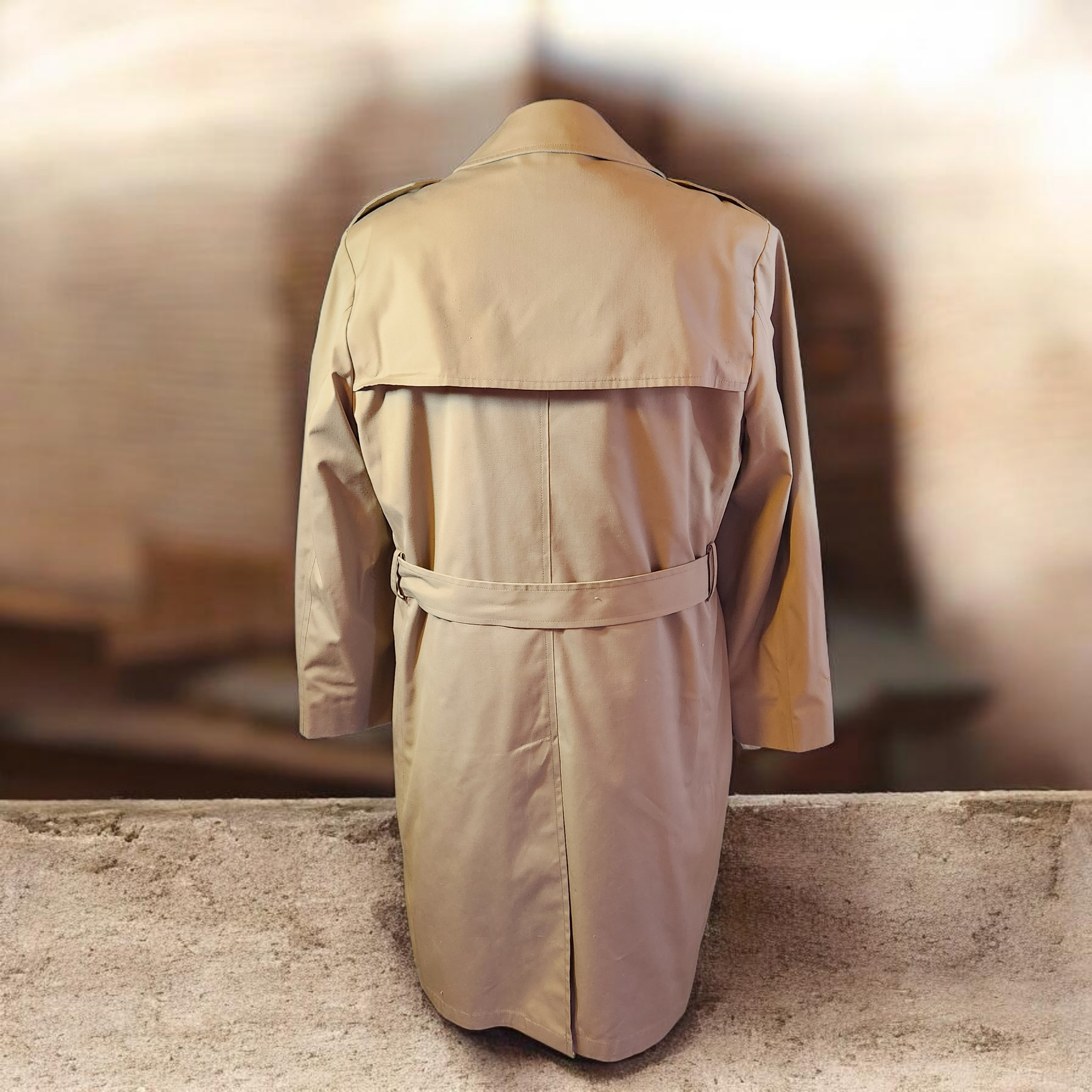 1990's Tan Trench Coat