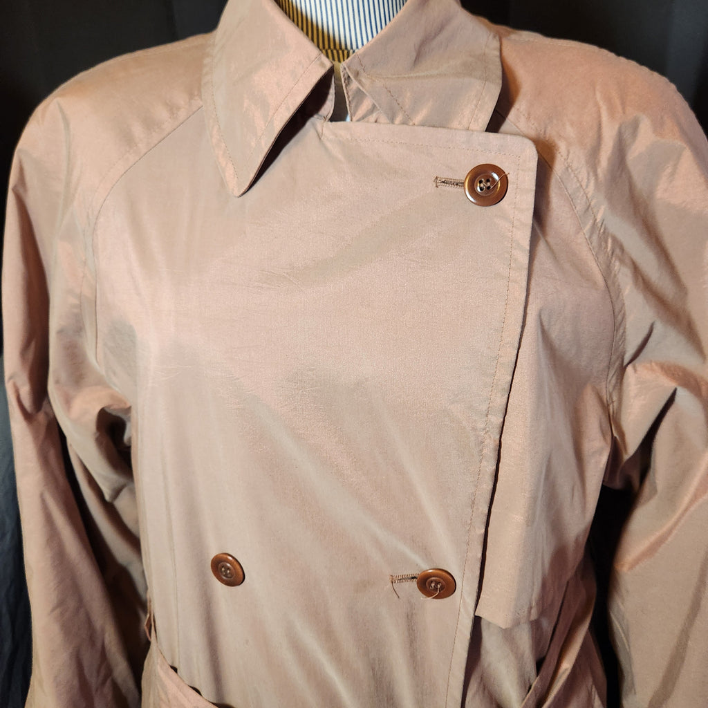 1990's Rose Gold Trench Coat