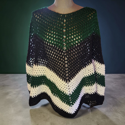 Handmade Crocheted Poncho
